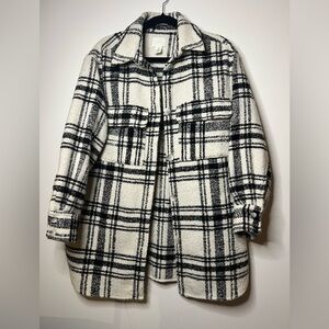 H&M Plaid Shacket